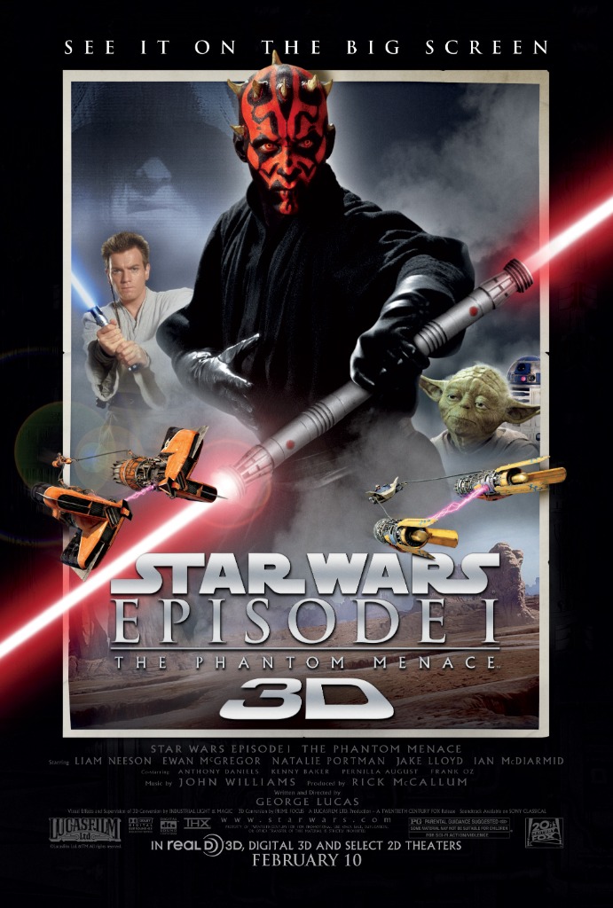 Star Wars: Episode I - The Phantom Menace 3D Poster